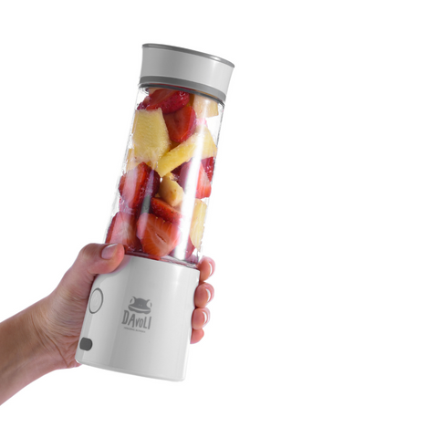 Licuadora eléctrica portátil – Davoli Macaron Blanca