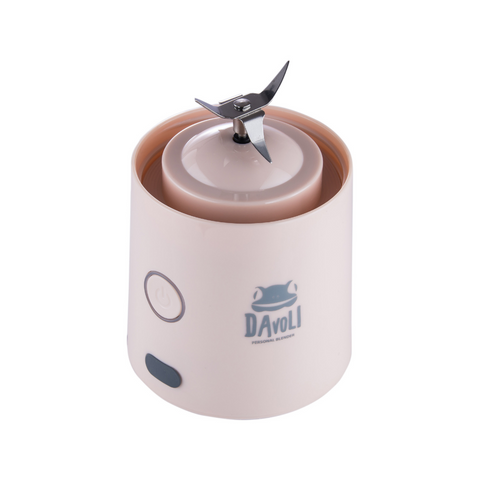 Blender licuadora eléctrica portátil  recargable USB – Davoli Macaron Rosada