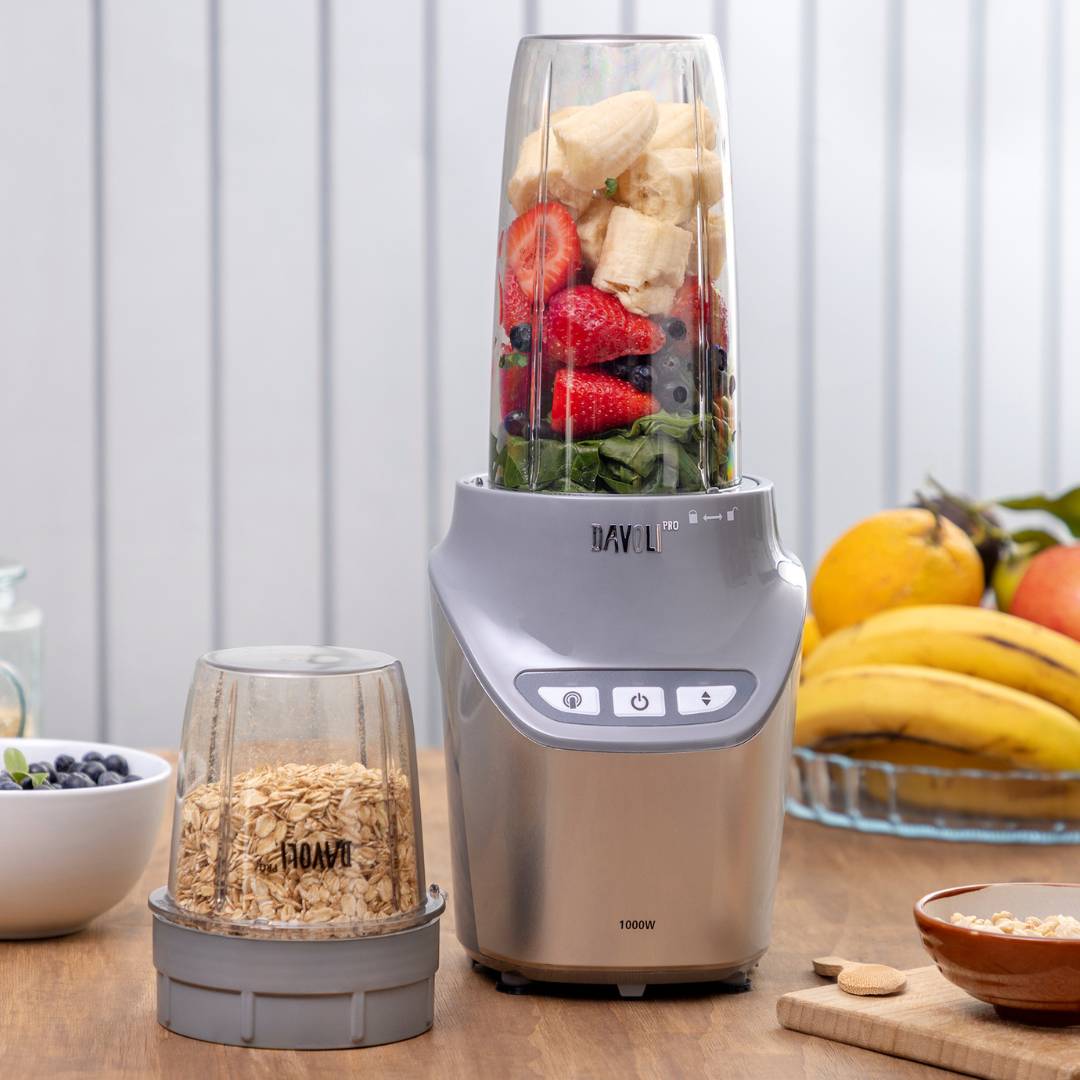 Davoli Pro - Licuadora de alta potencia con motor de 1000W