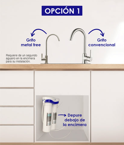 Sistema Depure – Grifo Metal Free Alkanatur