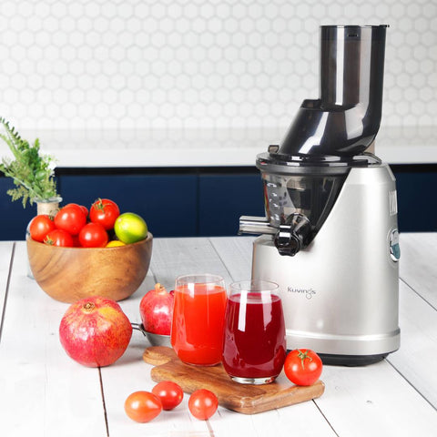 Extractor de jugo prensado en frío - Kuvings B1700 - mejor extractor de jugos, de frutas y verduras
