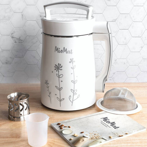 MioMat Classic - Máquina para leches vegetales, leche de almendras, leche de arroz, sopas, cremas y batidos – 8 Programas