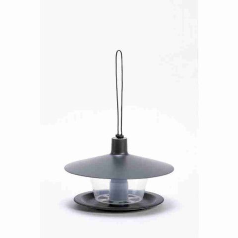 Comedero colgante para pájaros - Antracita