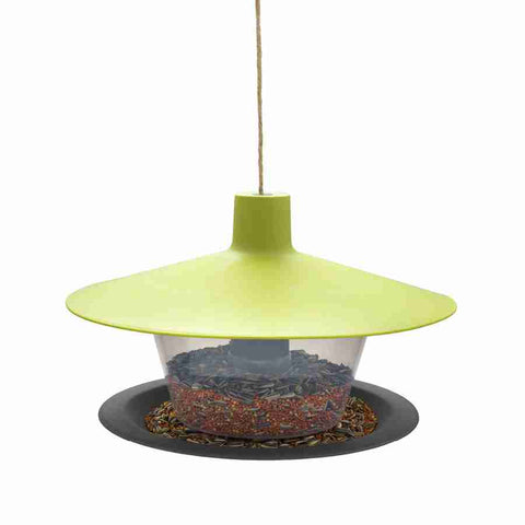 Comedero colgante para pájaros - Verde