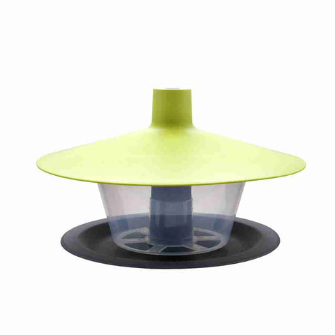 Comedero colgante para pájaros - Verde