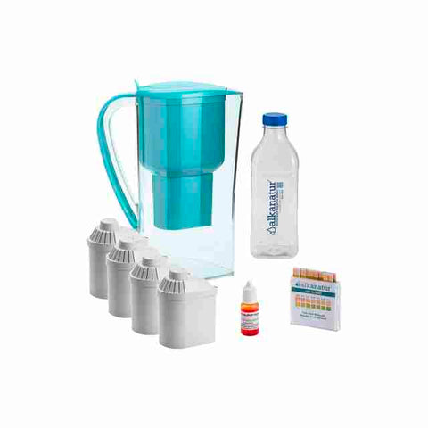 Jarra para Alcalinizar y Filtrar el Agua - Pack Anual Alkanatur