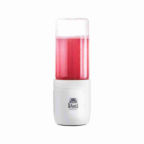 Licuadora Portátil USB de Vidrio 380ml - Davoli Cup x Blanca