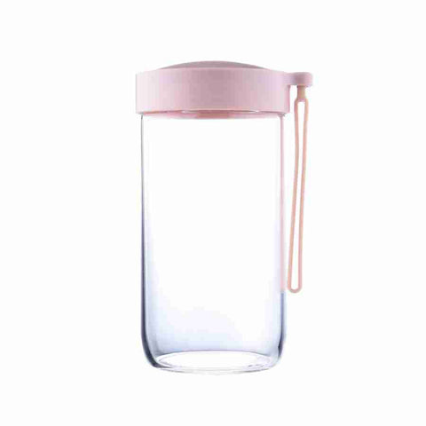 Licuadora para Smoothies Portátil USB de Vidrio 380ml – Davoli Cup x Rosada