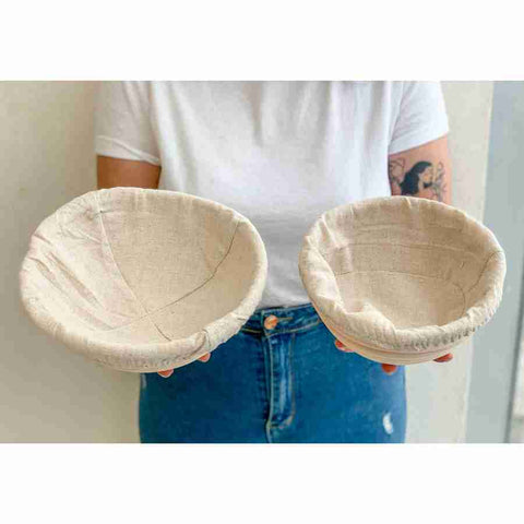 Molde para Fermentar Pan 1,3 kg - Banneton Redondo