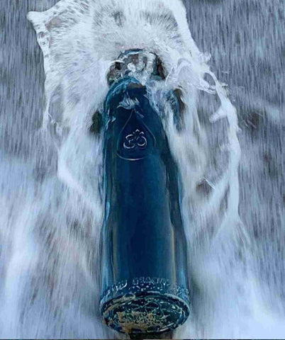 Botella OmWater Mini de 500ml - Funda 100% Cañamo