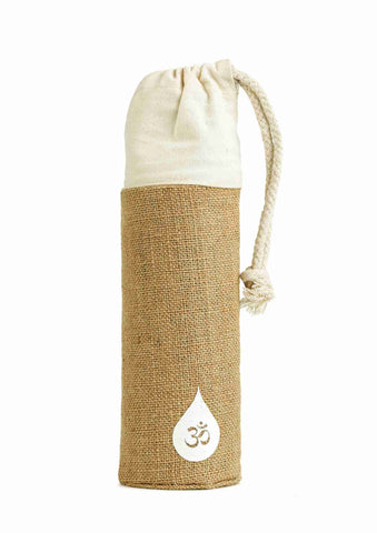 Botella OmWater Mini de 500ml - Funda 100% Cañamo